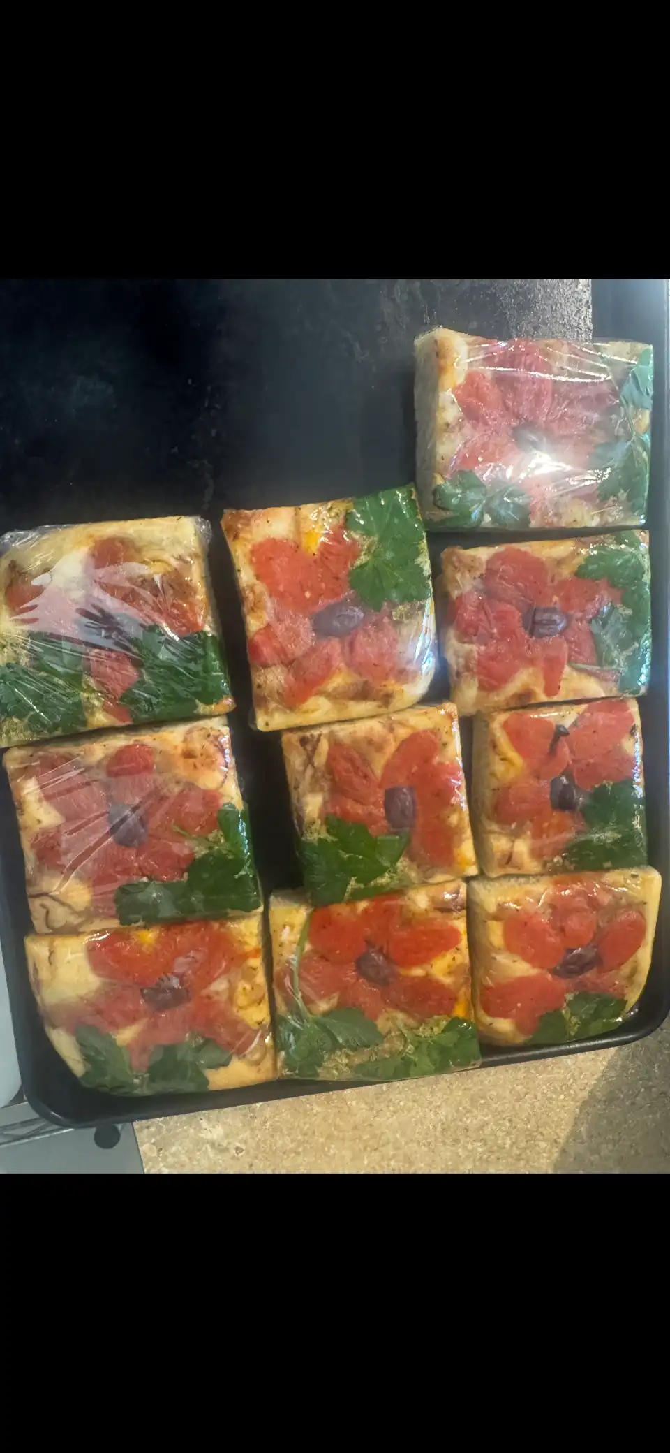 Flower-topped bakery bars from Flour Child Bakery